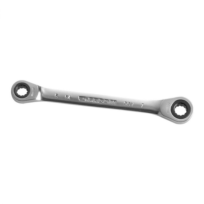 Facom 64 Metric Straight Ratchet Ring Spanner Wrench 16X18mm 