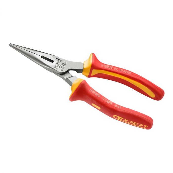EXPERT by FACOM E185A.XVE - Insulated Straight Half-Round Comfort Grip Pliers