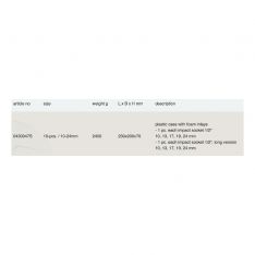 ENDRES 0430047S - 10pc Non-Sparking 1/2