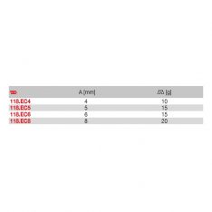 FACOM 118.ECX - Top Slot Nut Spanner Pins
