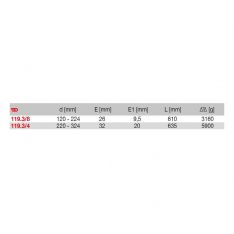 FACOM 119.X - Heavy Duty Hook + Pin Spanner