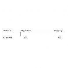 ENDRES 1210735S - 600mm Non-Sparking Wood Handle Rubber Scraper