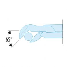 FACOM 121A.X - Swedish 45' Offset Curved Jaw Pipe Spanner