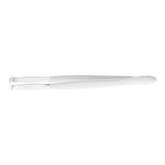 FACOM 146.2Y - 140mm Straight Smooth Perpendicualr Shank Nose PVC Grip Tweezers