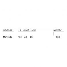 ENDRES 1521260S - 740mm Non-Sparking Folding Spade