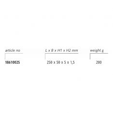ENDRES 1861002S - 250X50X5X1.5mm Non-Sparking Space Wedge