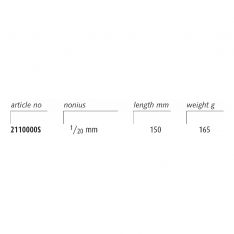 ENDRES 2110000S - 150mm Non-Sparking Metric Universal Calipers