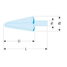 FACOM 229A.X -3-14mm HSS Boring Cone Bit