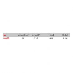 FACOM 335.63 - 60mm Plastic Pipe Cutter