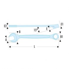 FACOM 440.XM - Metric Combination Spanner