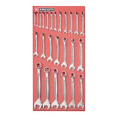 FACOM 440.P25M - 25pc Metric Combination Spanner Set + Panel