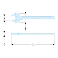 FACOM 45.XM - Heavy Duty Open Jaw Spanner