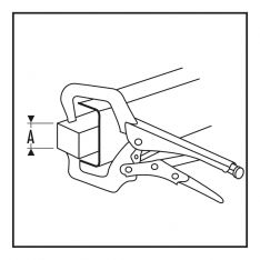 FACOM 504A.X - C-Clamp Alloy Lock-Grip Pliers