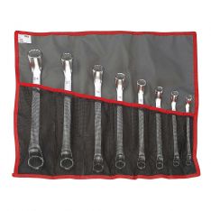 FACOM 55A.JD8T - 8pc Metric Deep Offset Ring Spanner Set + Roll
