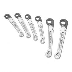 FACOM 70A.JN6 - 6pc Metric Ratchet Flare Nut Spanner Set