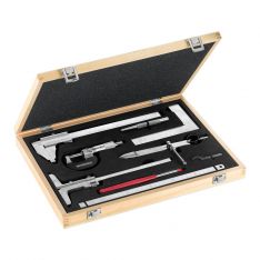 FACOM 809.J2 - 8pc Micrometer + Caliper + Depth Gauge Metrology Set
