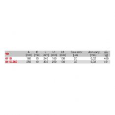 FACOM 811C.250 - 330mm Metric 0.02 Depth Gauge