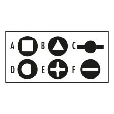 FACOM 838305PB - Electrical Cabinet 8 Way Cross Brace Key