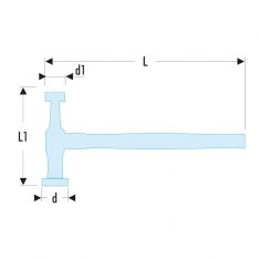FACOM 861D.X - Round + Square Convex Sheet Metal Hammer