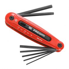 FACOM 86H.JE7B - 7pc Metric Hex Key Folding Set