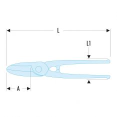FACOM 880 - Straight Cut Aviation Shears