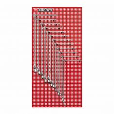 FACOM 99C.P12E - 12pc Metric T-Handle Hinged Socket Spanner Set + Panel