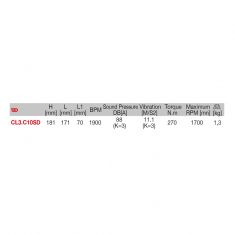 FACOM CL3.C10SD - 270Nm 1/2
