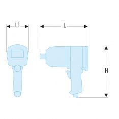 FACOM CL3.C10SD - 270Nm 1/2