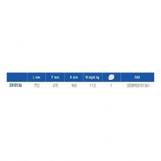 EXPERT by FACOM E010136 - 3 Plastic Shelf Roller Trolley