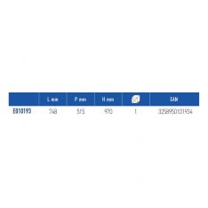 EXPERT by FACOM E010193 - ROLL 7 Drawer 3 Mod Roller Cabinet Blue