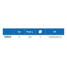 EXPERT by FACOM E020610 - Triangle Second Cut Metal File + Handle