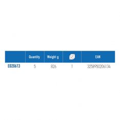 EXPERT by FACOM E020613 - 5pc Second Cut Metal File Set