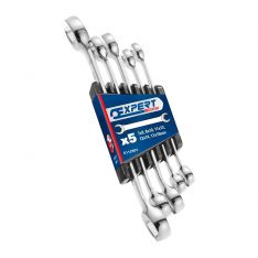 EXPERT by FACOM E112501 - 5pc Metric Offset Flare Nut Spanner Set + Clip