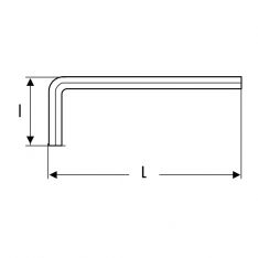 EXPERT by FACOM E82H.XM - Metric Hex Key