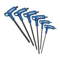 EXPERT by FACOM E121616 - 6pc Metric Ball Hex Comfort Grip T-Handle Key Set