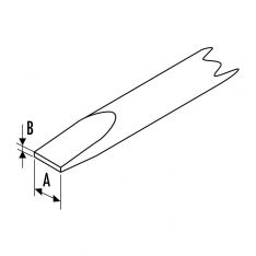 EXPERT by FACOM EATWHX - Flared Slotted Comfort Grip Bolster Screwdriver