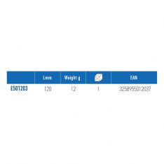 EXPERT by FACOM E501203 - 120mm Fine Straight Nose PVC Grip Tweezers