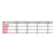 FACOM ENS.2X - Slotted 5/16