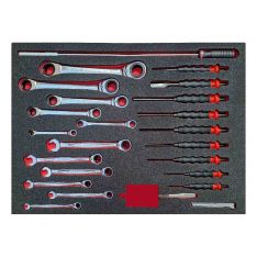FACOM ETS.CK3 - CUSTOM 215pc Complete Tool Kit + Foaming + 6 Drawer Roller Cabinet
