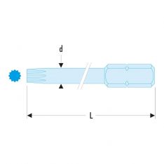 FACOM EV.2XL - XZN Spline 5/16