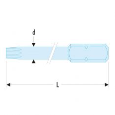 FACOM EXRP.1XX - Tamper Torx Plus 1/4