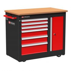 FACOM JET.6MWB - JETLINE+ 1.2m 6 Drawer 3 Mod Mobile + Fixed Work Bench