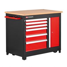 FACOM JET.6MWB - JETLINE+ 1.2m 6 Drawer 3 Mod Mobile + Fixed Work Bench