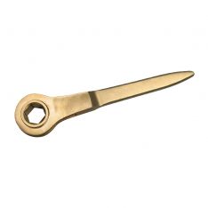 ENDRES 0137411S - 41mm Non-Sparking Metric 6pt Ratchet Flat Ring Spanner