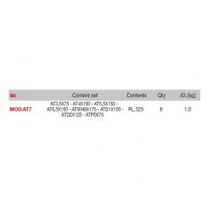 FACOM MOD.AT7 - 8pc Slotted Phillips Pozidriv Protwist Screwdriver Module