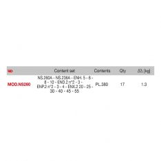 FACOM MOD.NS260 - 16pc 1/2