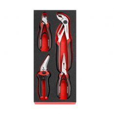 FACOM MODM.CPE2A - 4pc Comfort Grip Pliers + Shear Foam Module