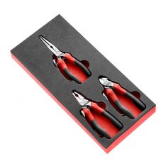 FACOM MODM.CPE2SLS - 3pc SLS Tethered Comfort Grip Pliers Foam Module