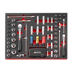 FACOM MODM.RJSBNL - 93pc 1/4 + 3/8 + 1/2