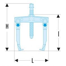 FACOM U.27AS3 - 30-460mm Outside 3 Leg Wide Spread Puller
